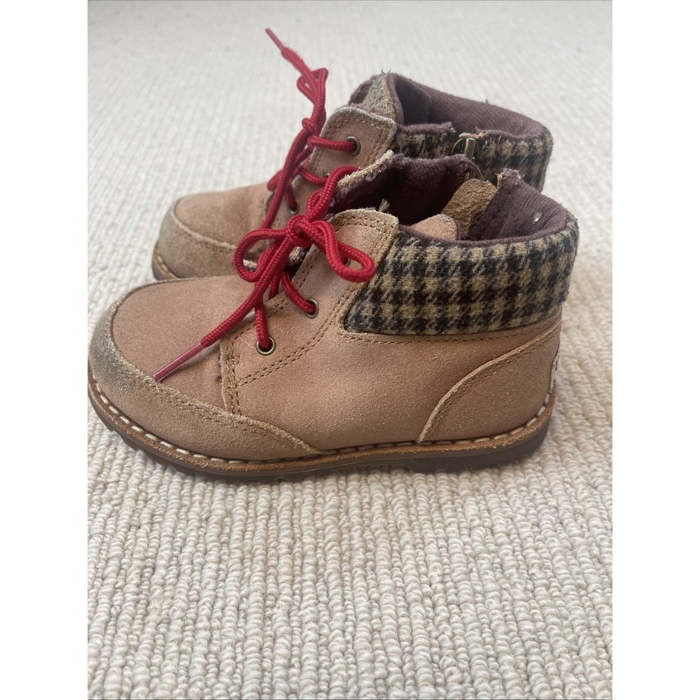 Ugg Size 9 Orin Suede Toddler Boots Chestnut Brown Chukka